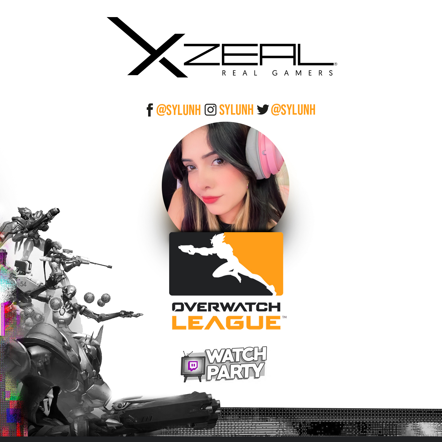 Xzeal on X: Xzealers oficialmente nos verán haciendo cosas con Overwatch @ sylunh será host en su canal twitch de la primera Overwatch watch party by  Xzeal Habra premios de Xzeal ¡atentos a