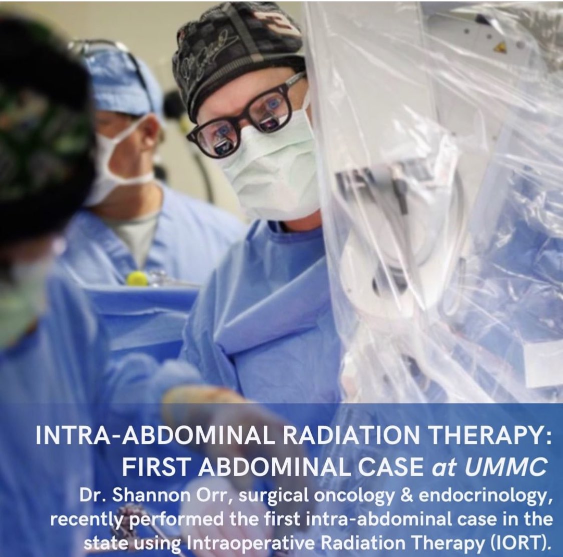 LAWoodwardMD's tweet photo. An exciting new treatment option for some of our cancer patients! @UMMCnews @shannon_orr @the_dr_j @cdandchplvr @UMMC_Cancer #AHealthierMS https://t.co/0PraQLQLcd