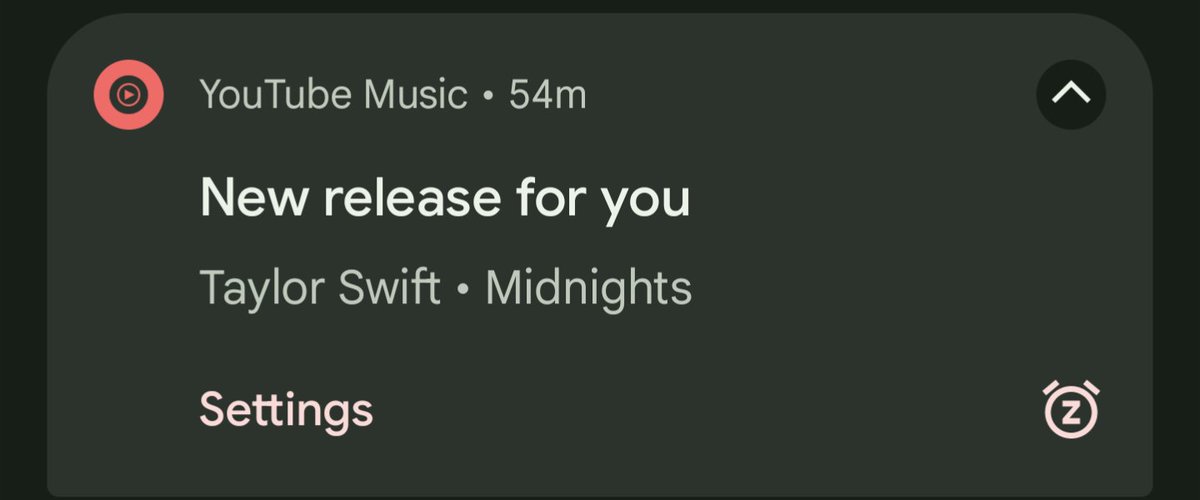 thanks bb but I've been listening to it on loop all day, you're a little late