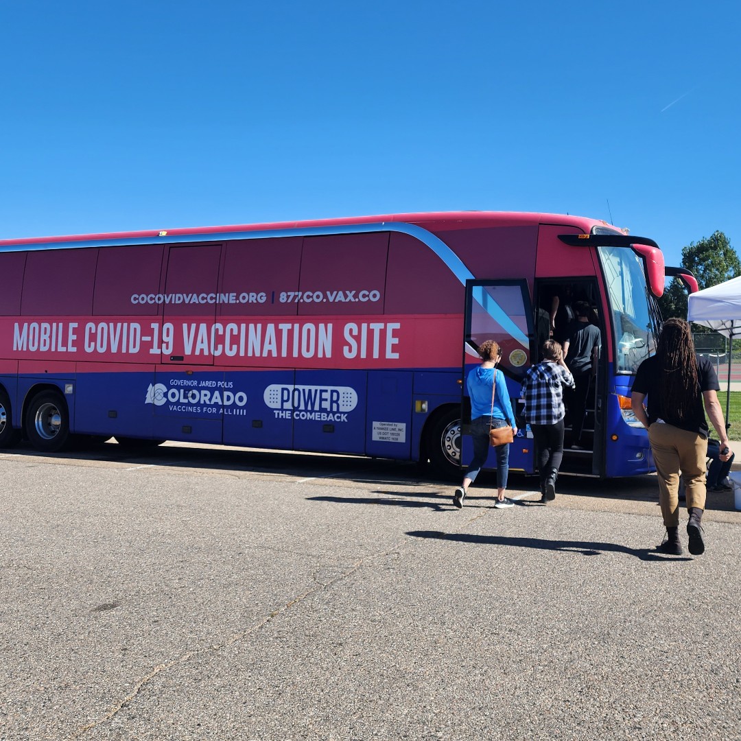 myColoradogov's tweet photo. The #VaxBus is coming to town! Get your #COVID19 booster shots and keep them handy in myVaccine Record! This bus came to #Berthoud #Colorado! Learn more at https://t.co/wDWwnXu2js. https://t.co/6C94tS1pmr