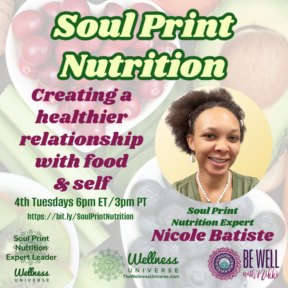 DrEddyClinic's tweet photo. RT @TheWellnessUniv: LIVE IN 4 DAYS!
@TheWellnessUniv in partnership w Nicole Batiste @bewellwithnikki Soul Print #Nutrition Expert Leader! Gain control of your life, starting with your health 👉https://t.co/eK1lDab76q #HealthyEating #Wellness #LifeCo… https://t.co/CmJSeihJai
