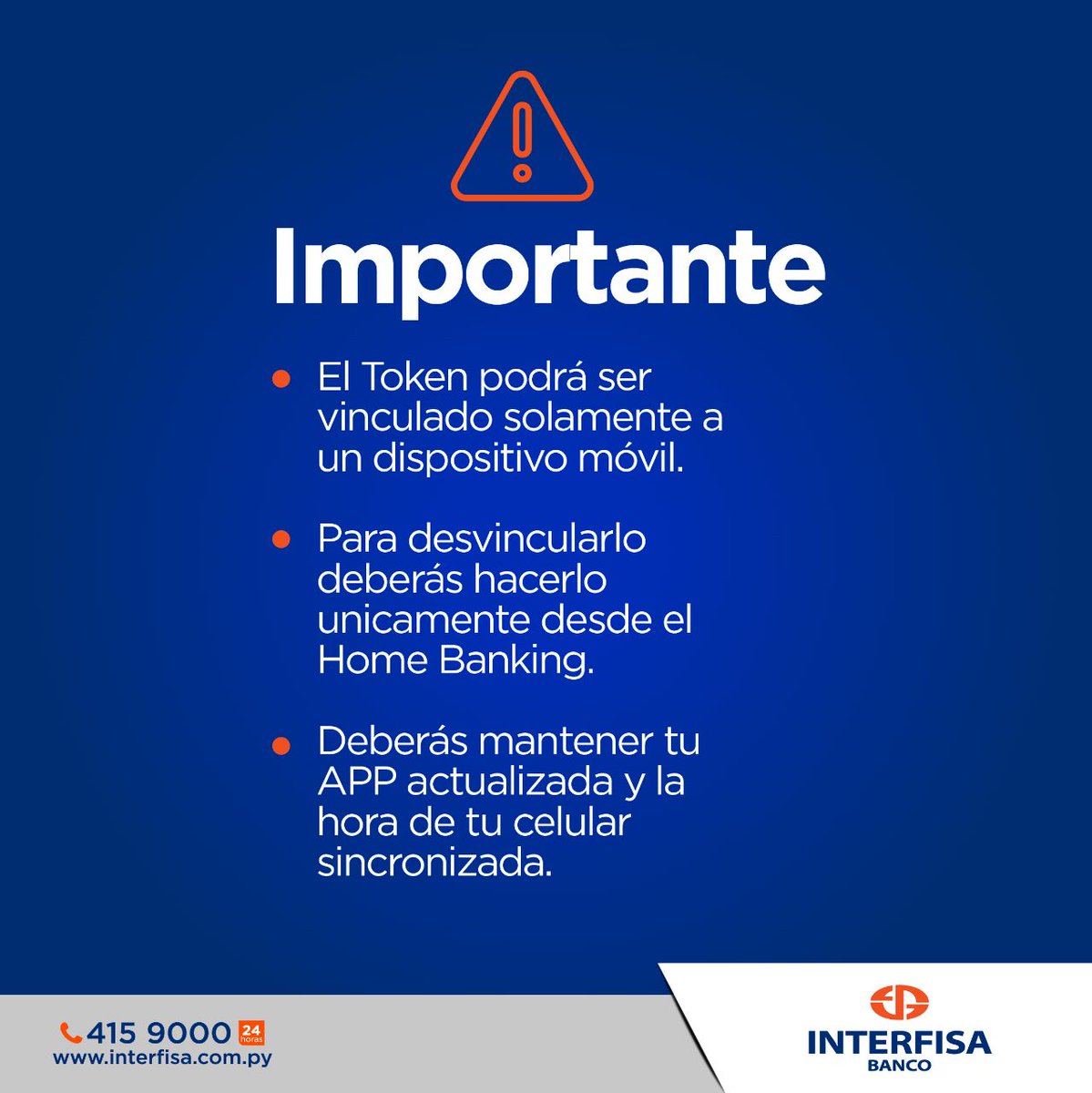 Interfisabanco's tweet photo. Realiza transacciones seguras 🔒
Te mostramos en estos sencillos pasos.
Activa INTERFISA TOKEN desde la APP 📱
#evolucionamosjuntos
#tokeninterfisa https://t.co/M2LPfIYYE1