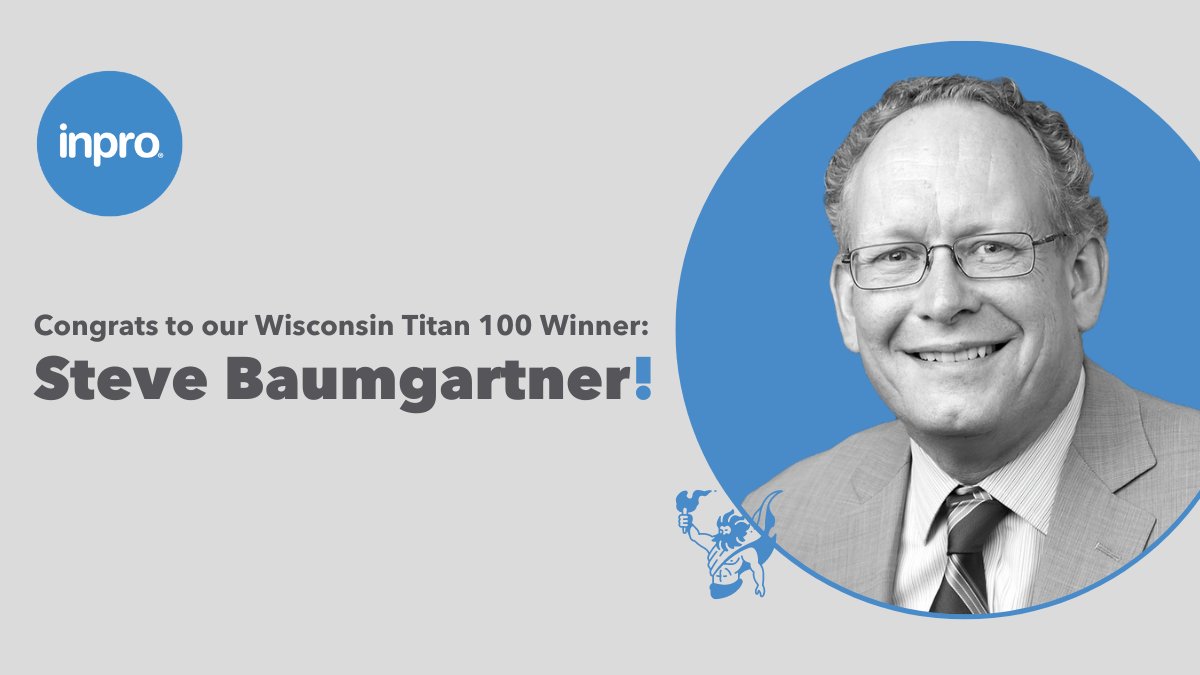 InproCorp's tweet photo. Congratulations to our CIO, Steve Baumgartner, for being named to the Wisconsin Titan 100 list!
#Titan100 #WisconsinTitan100 #WITitan100 #TitanCEO #Wipfli #Leader #Leadership #InproTeam #InproCulture #Inpro https://t.co/CfqIABSXjF
