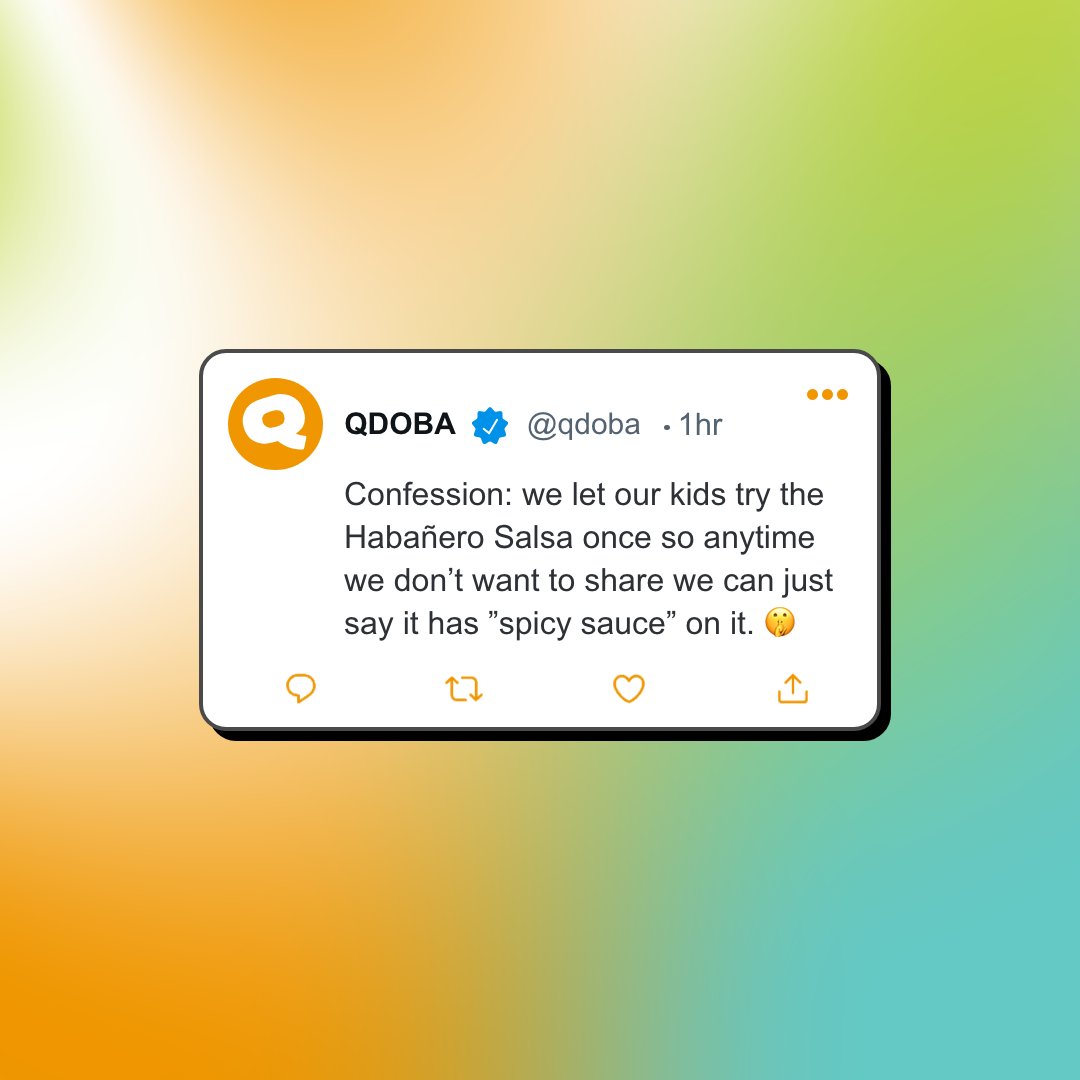 Confessions of a QDOBAholic. 🤷