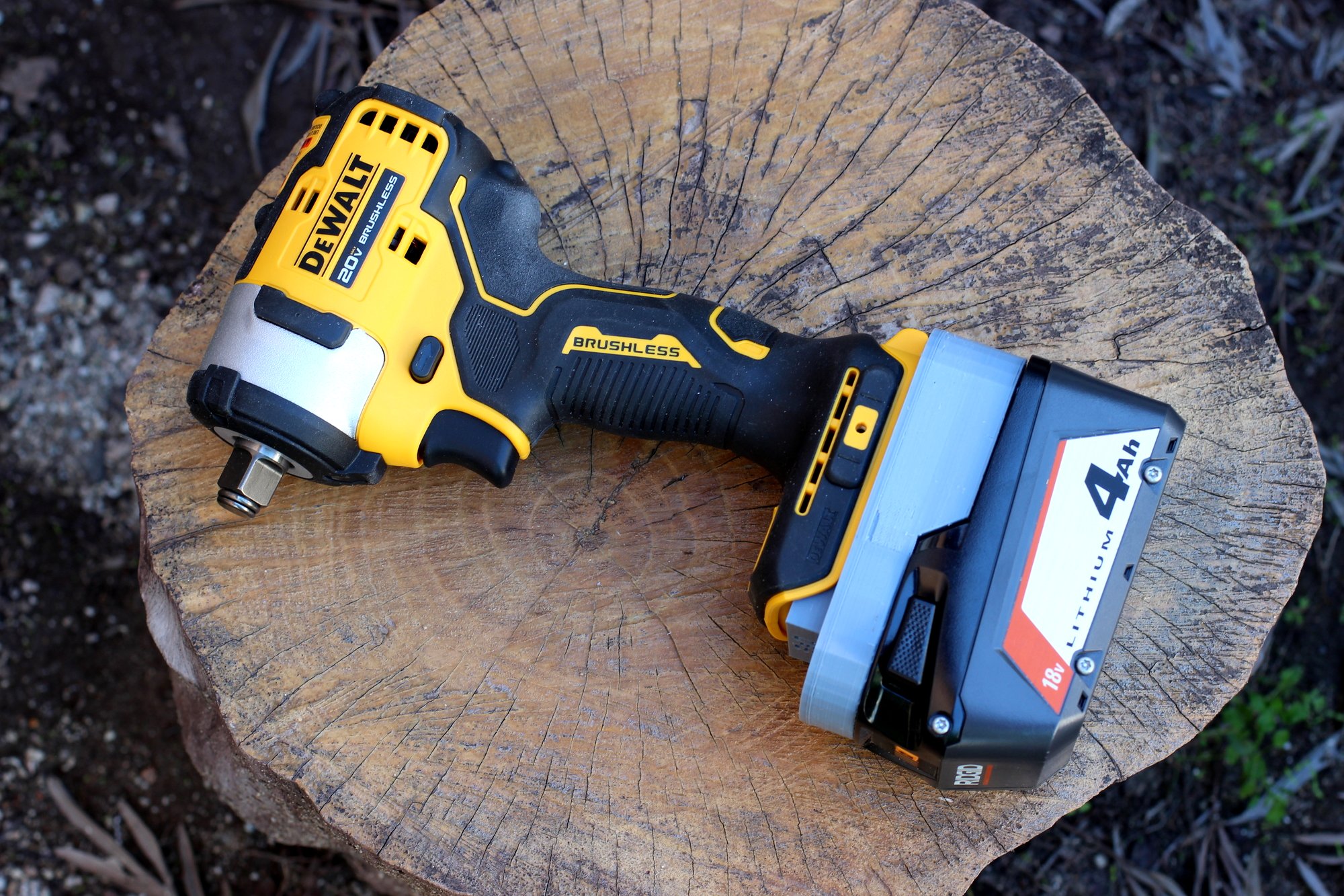 Gab on X DIY Adapter for Ridgid 18V Battery to DeWALT 20V MAX Power Tool https t JhfPcL8Q2w Interchange Batteries Between Brands. Single Battery Does It. PowerTools HomeImprovement construction han...