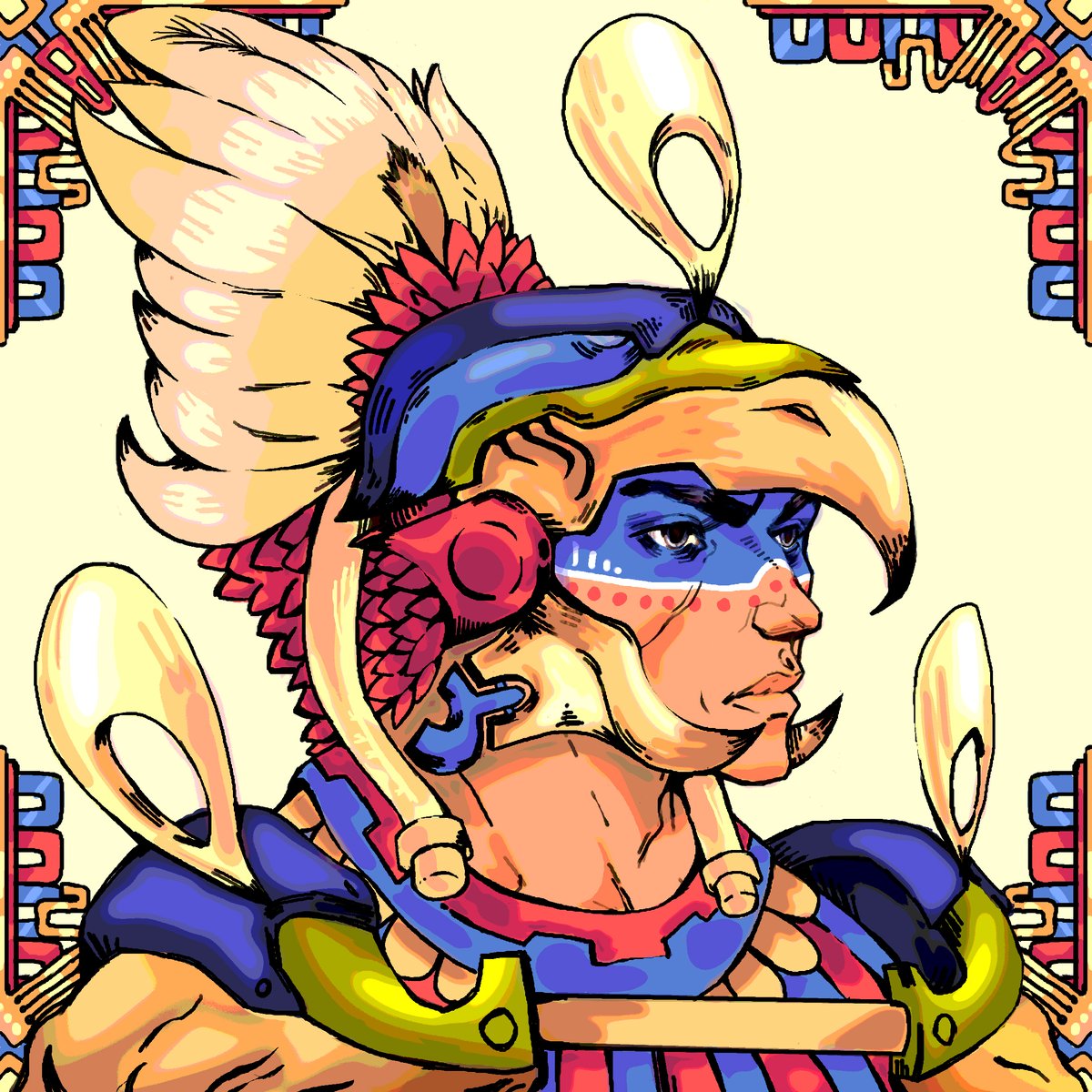 In our project, we want to celebrate different cultures from all around the world. 

Say hello to the Aztec 👁️

5 WL spots – RT + Like. (bonus🔔)