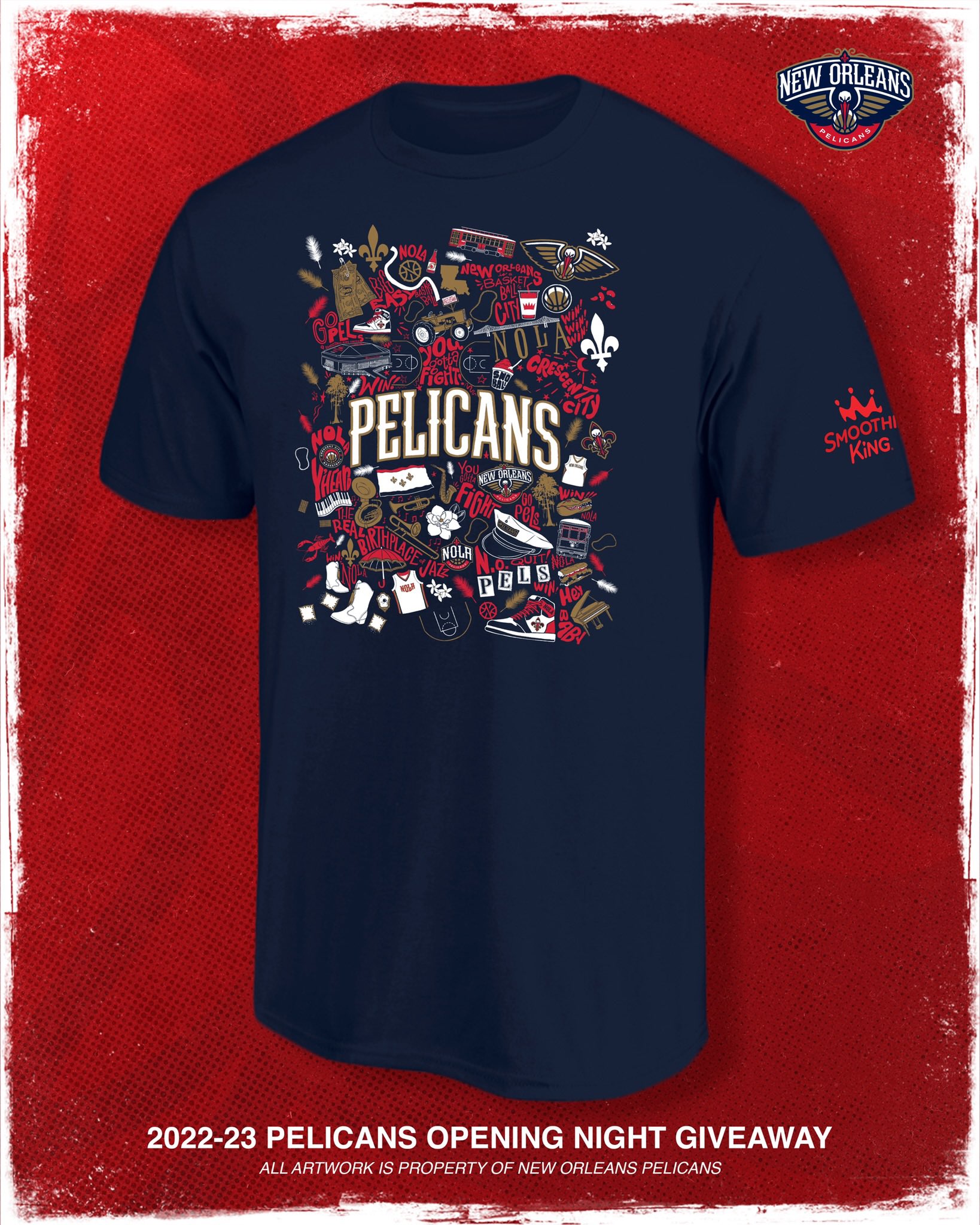 new orleans pelicans t shirt