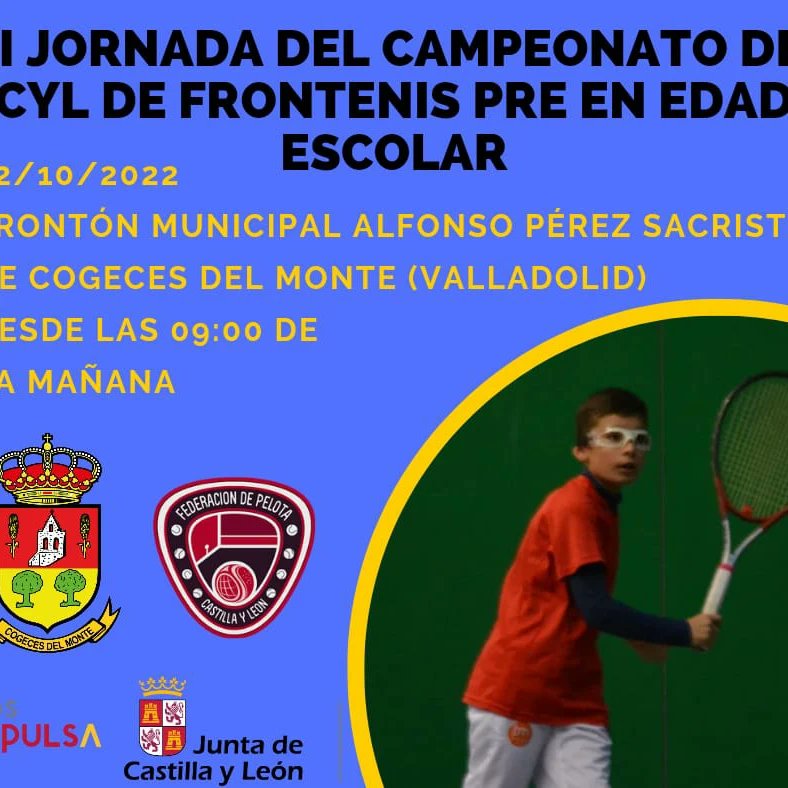 AGENDA DEL FIN DE SEMANA

Este sábado tenemos dos jornadas deportivas de edad escolar. La II jornada del campeonato de CyL de frontenis pre que se disputará en Cogeces del Monte y la I de pelota mano que se celebrará en Olmedo. 

<a href="/deportesjcyl/">Deporte Castilla y León</a> 
<a href="/CogecesdelMonte/">AytoCogecesdelMonte</a> 
@aytoolmedo
