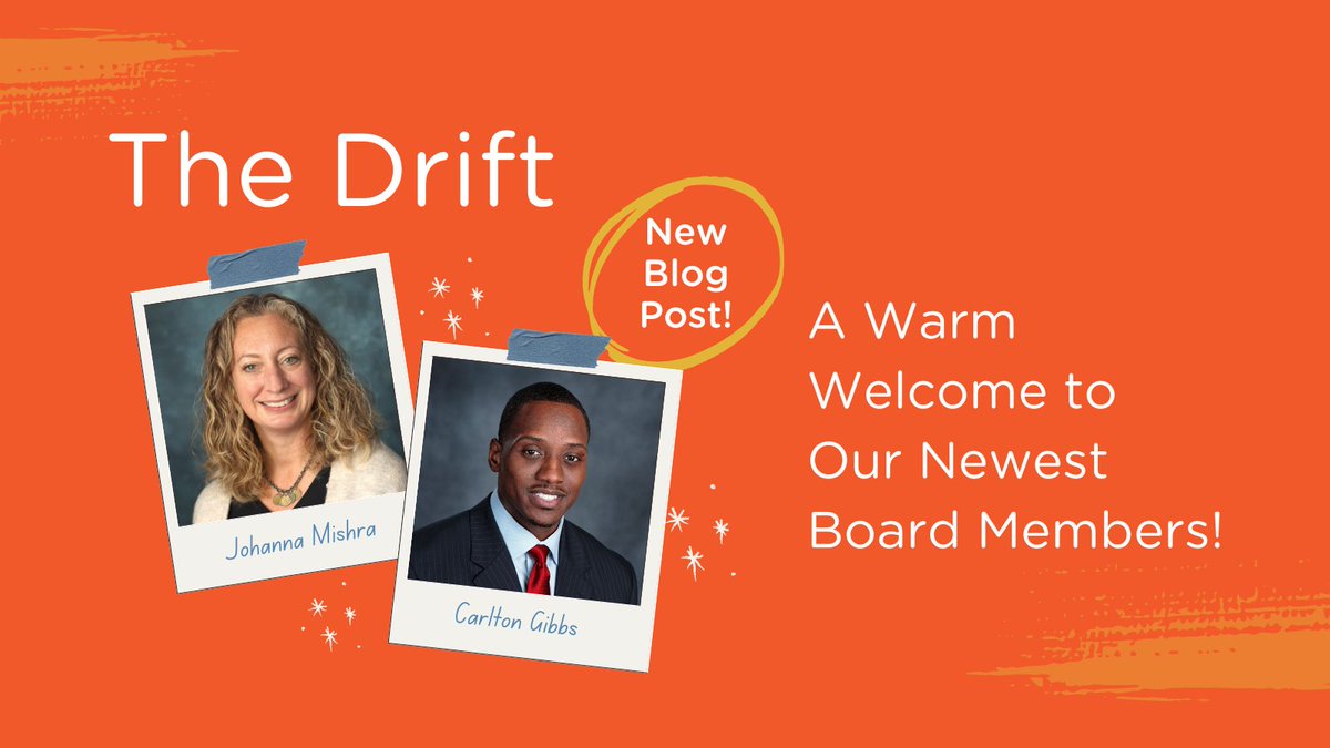 We're thrilled to welcome the newest board members: Carlton Gibbs and Johanna Mishra! 

Read all about them (and find out how YOU can apply to join the SCA board) on our blog, The Drift: bit.ly/3Snavf0
