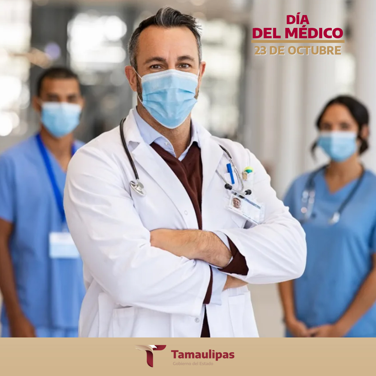 Feliz #DíaDelMédico 👨‍⚕️👩‍⚕️ gracias por salvar vidas y ofrecer esperanza, un reconocimiento a su labor para hacer frente a la pandemia de #covid19.