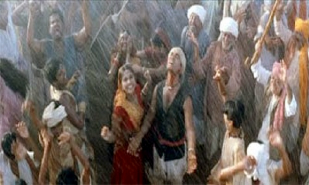 Felt like this exact moment in Lagaan when the rain finally came to Seattle today - amazing what a bit of drizzle can do for air quality 🙏🏽🌧️