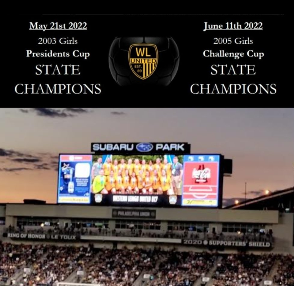 Coach Missmer ⚽️🥋 (@coachmissmer) on Twitter photo Looking for 1 or 2 female soccer players (2004 or 2005) to join our returning EPYSA Challenge Cup State Championship team starting right after the HS season ends.
DM for more info or email missmerm45@gmail.com Looking for 1 or 2 female soccer players (2004 or 2005) to join our returning EPYSA Challenge Cup State Championship team starting right after the HS season ends.
DM for more info or email missmerm45@gmail.com