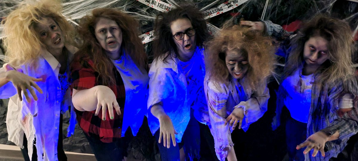 SusWhitley's tweet image. Students followed the clues and solved problems using mixed operations with decimals. They saved the school from a zombie apocalypse! 
@KABanford @afergie28 @Langemath30 
@TISDNIS @TomballMath 
#donteatstudents
#keeplearningfun!