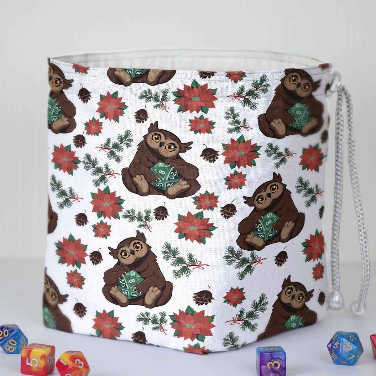 game_fancy's tweet photo. New #owlbear #dicebag - it's an ideal #dndgifts, #dndchristmasgift or #nerdygifts https://t.co/ohhTiAj63e
