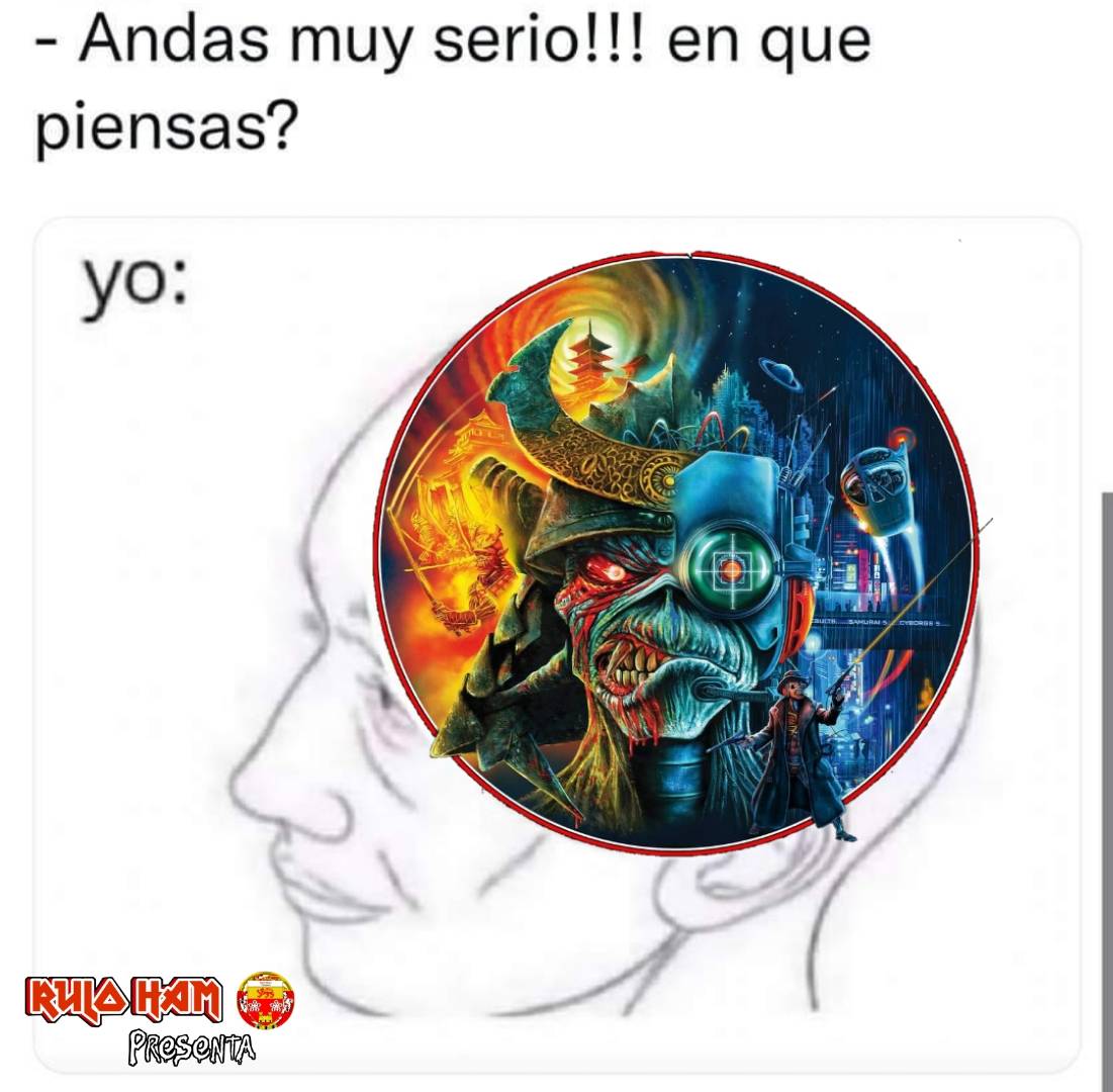 RuloHam86's tweet photo. Todos así esperando que Iron Maiden anuncie fechas del The Future Past Tour 2023 en México..... Hell Yeah 🤟😎🤟

#tendencias #ironmaiden #RuloHam https://t.co/wN3q17AOwq