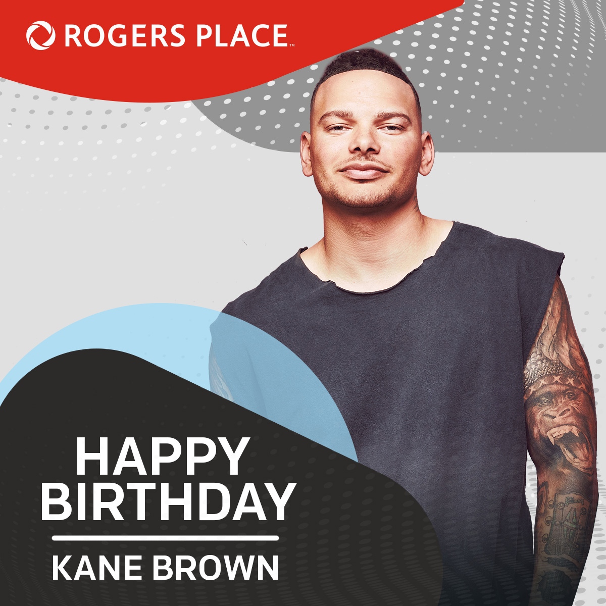 🎂🥳 Wishing the incredible @KaneBrown a very Happy Birthday today!! Tickets are still available for his show on December 18, get yours now! 🎫: RogersPlace.com/KaneBrown