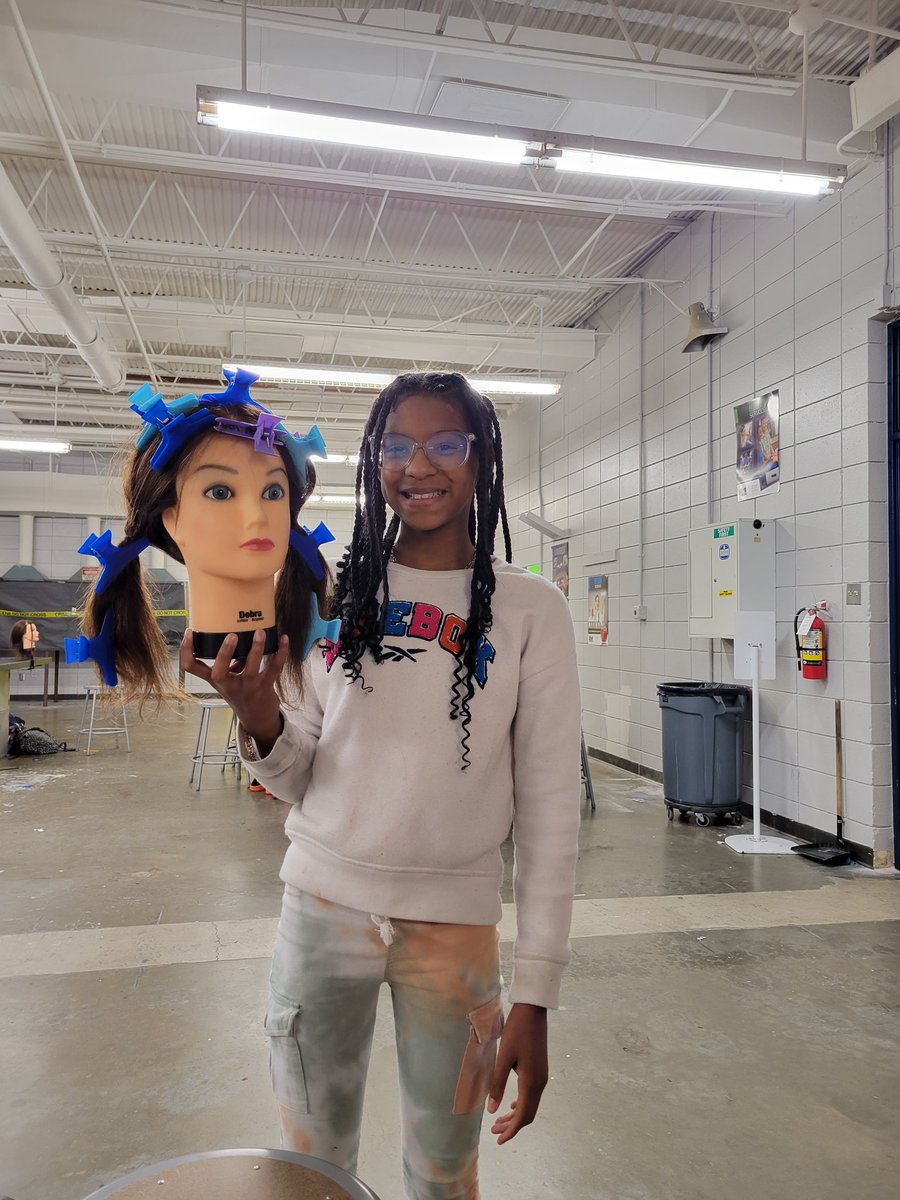 ChevalierCTE's tweet photo. Today was creative day.   I think she won this one hands down!!! https://t.co/aGIctUA6tj