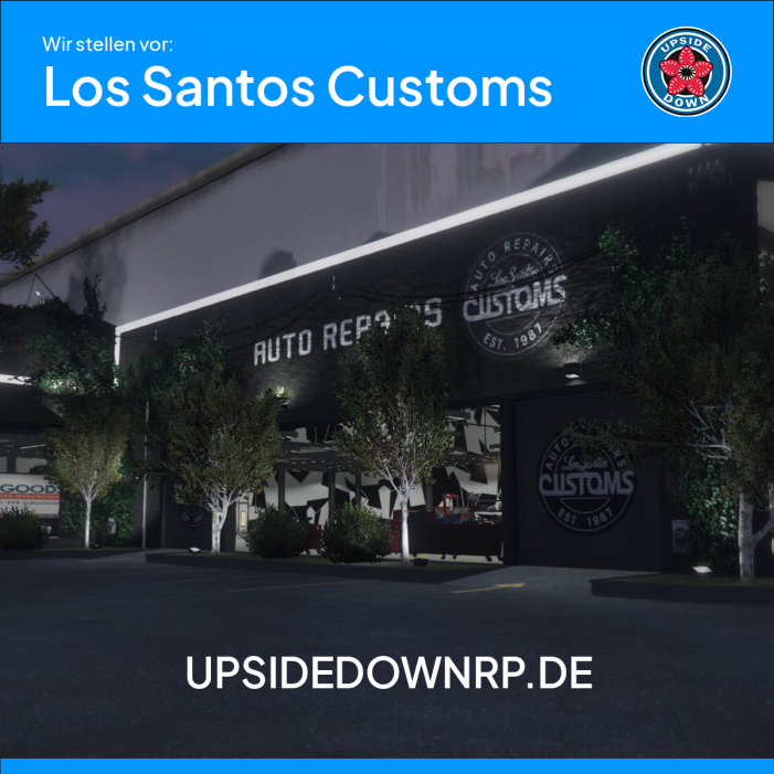 CyberVde's tweet photo. Du willst deinen Wagen aufpeppen, tieflegen oder einen Spoiler anbringen? 🚗

All das und mehr kannst du hier. 🎨

Wir stellen vor: Los Santos Customs

#GTAV #FiveM #FiveMGerman #GTARP https://t.co/zhdDhashtQ