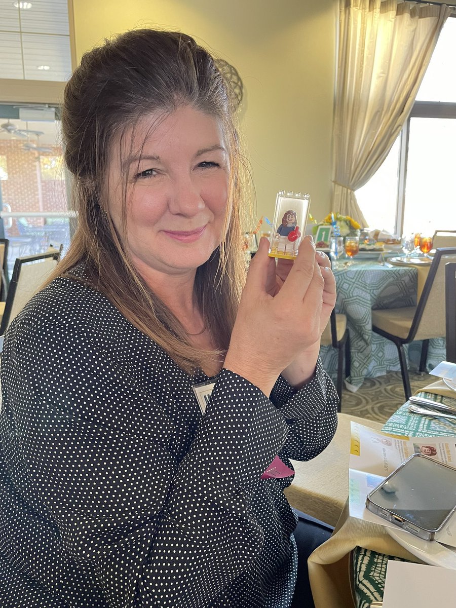 Congratulations to Dr. Gillis for receiving the Class of '42 Excellence in Teaching Award @MinerAlumni  She even got a Lego made in her image! Thank you for all of your hard work and commitment to the field of teaching! #SolvingForTomorrow