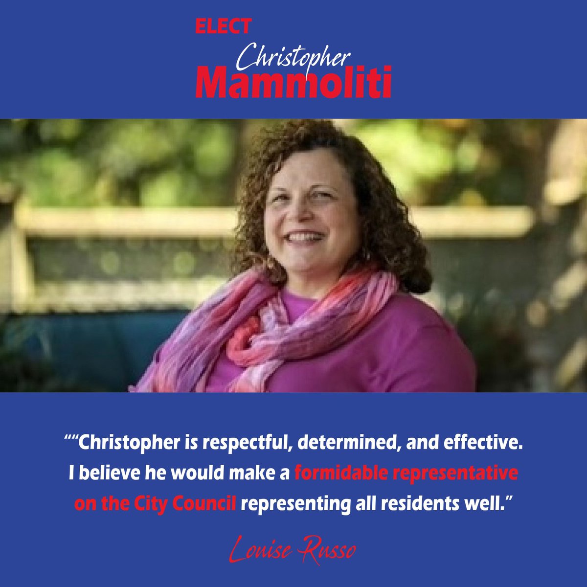 ChrisMammoTO's tweet photo. I am thankful to have #HRBC residents that are confident in my leadership to represent our community. 

 #teammammoliti #votemammoliti #mammolitiforward7 #HRBC https://t.co/A9qt9wFCs5