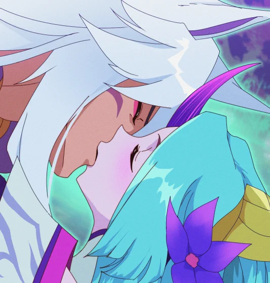 It took me only 2 years for me to make them kiss.Some of my friends weren't believing me that I was actually drawing it. Now it will take me another 3 years to make them kiss in the "Rift" universe LOL #Soraka #Sett 