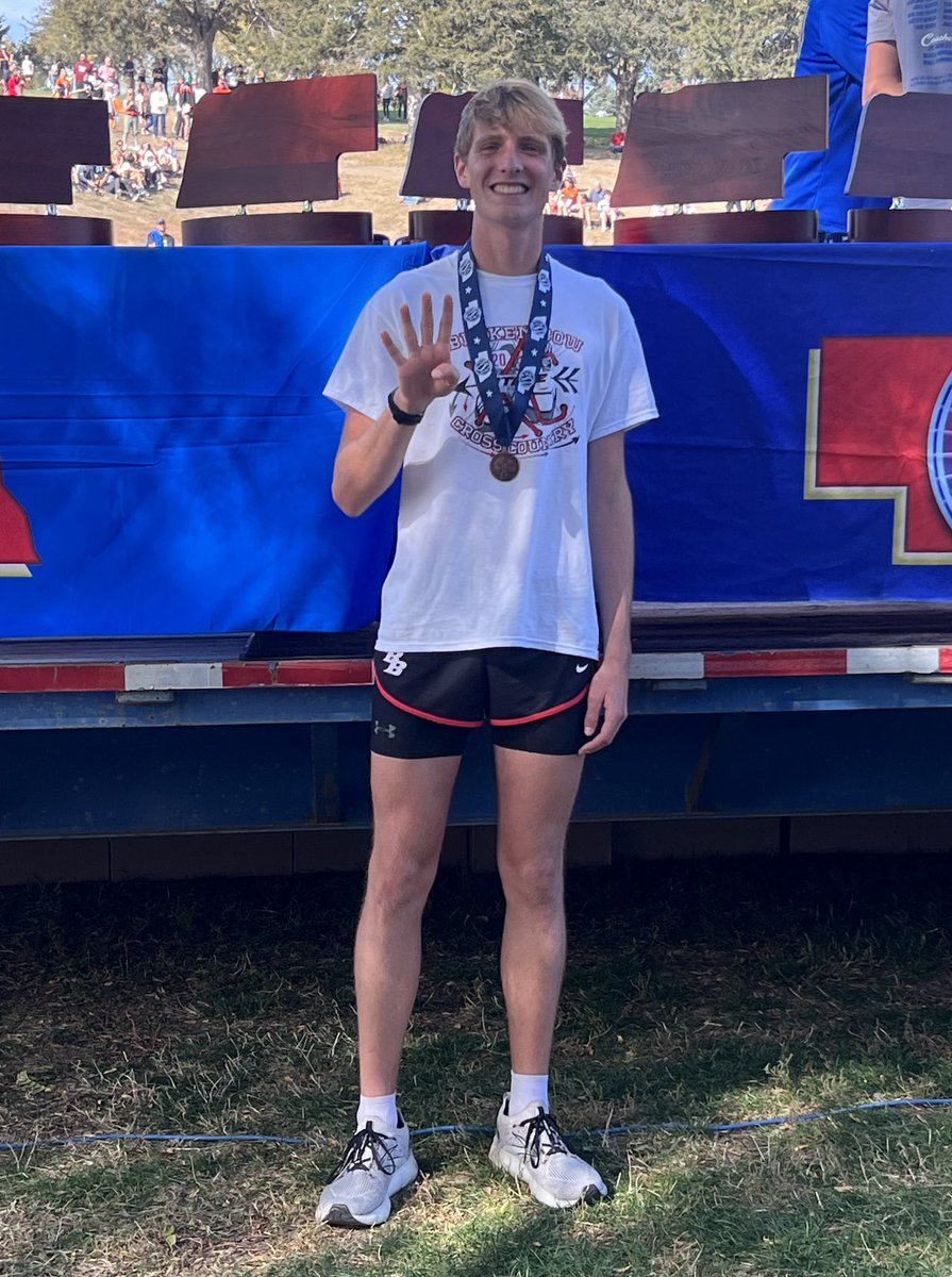 Congrats Noah on placing 4th at the <a href="/nsaahome/">NSAA</a> Class C State XC Meet today in Kearney <a href="/BBHSINDIANSS/">Broken Bow Indians 🏹</a> #GoBow