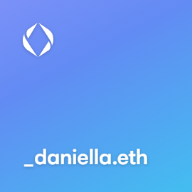 _daniella bought for 0.01 ETH on ens.vision #ENS #ensdomains #EnsNames

ens.vision/name/_daniella