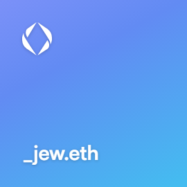 _jew bought for 0.0059 ETH on ens.vision #ENS #ensdomains #EnsNames

ens.vision/name/_jew