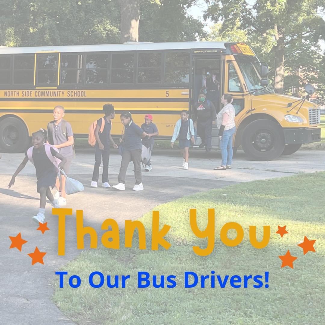 Bus Driver Appreciation Day was this week, and it is also Bus Safety Week! We appreciate all of our bus drivers, and their dedication to getting North Side students to school safely each and every day.