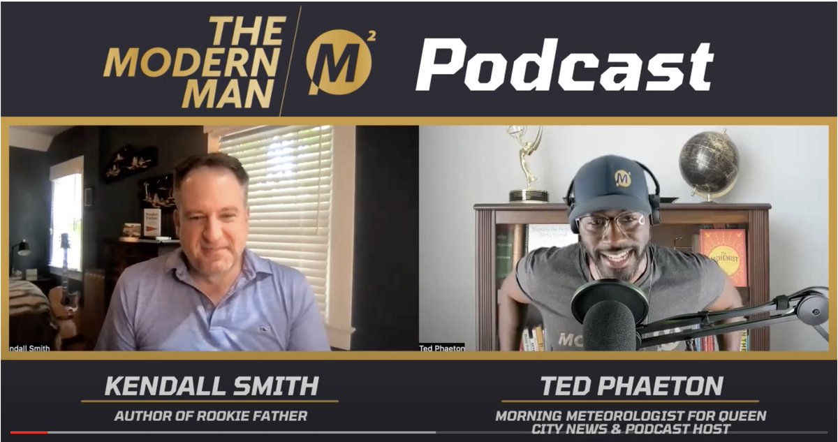 authorkendall's tweet photo. Great time speaking to 
Ted Phaeton-host of The Modern Man Podcast 
He’s a true gentleman, and we discussed my book ROOKIE FATHER
Check out the video, found on his blog: https://t.co/FSgr12F3fJ
THX TED!
@phaeton4kast @familiustalk #fatherhood #newdad #parentingtips #Bestseller https://t.co/qc9q9knwnx