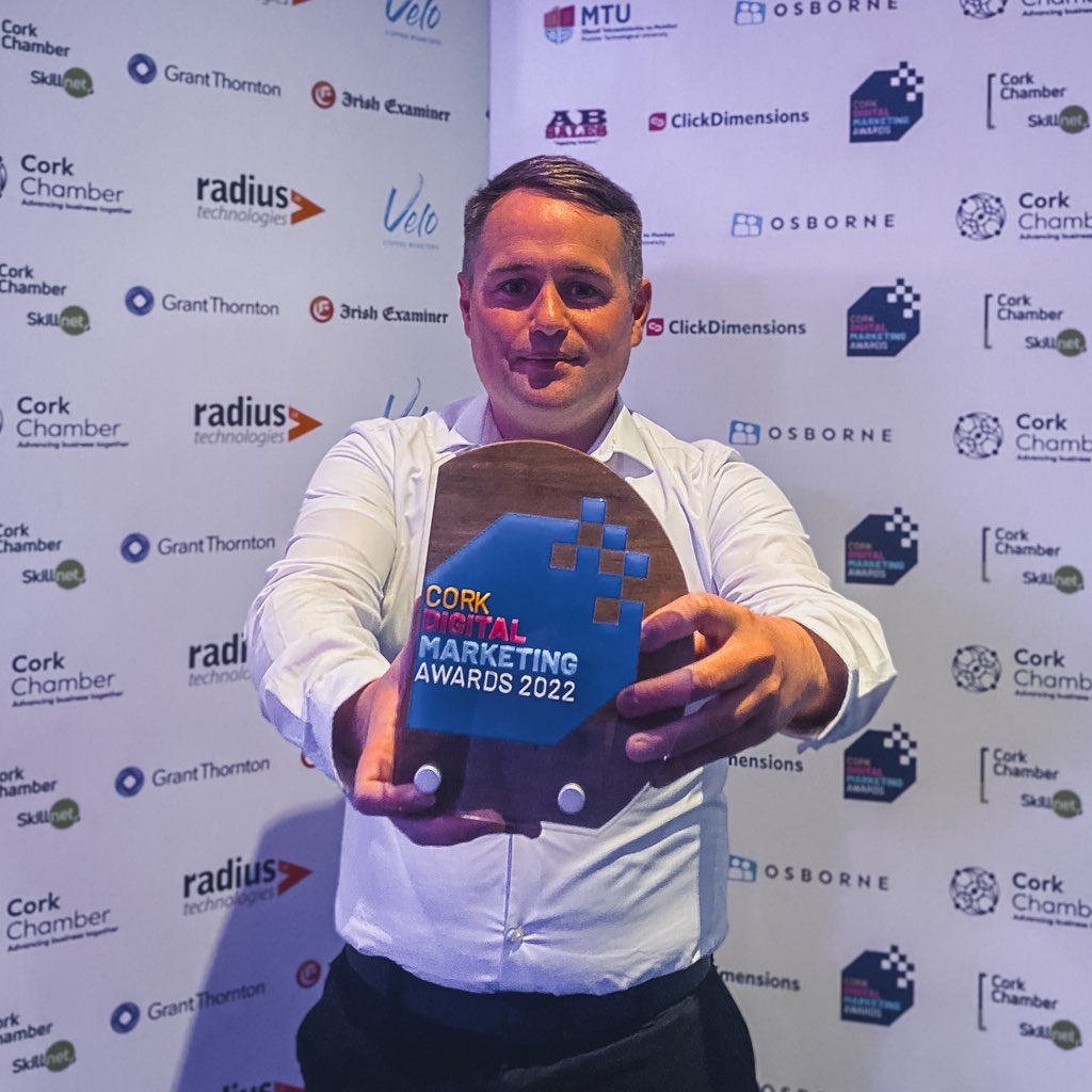 FotaIsland's tweet photo. We are delighted to announce that we have won the “Best Use Of Facebook 2022” award. Well done to all the other finalist! #DigitalCork2022 https://t.co/OEexsLZ6pV