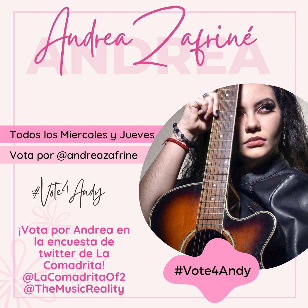 YaquelinF_Mart's tweet photo. Voten cuántas veces puedan en el día por la laringe más hermosa de Guate @andreazafrine

#Vote4Andy https://t.co/P2uSBBR4a9