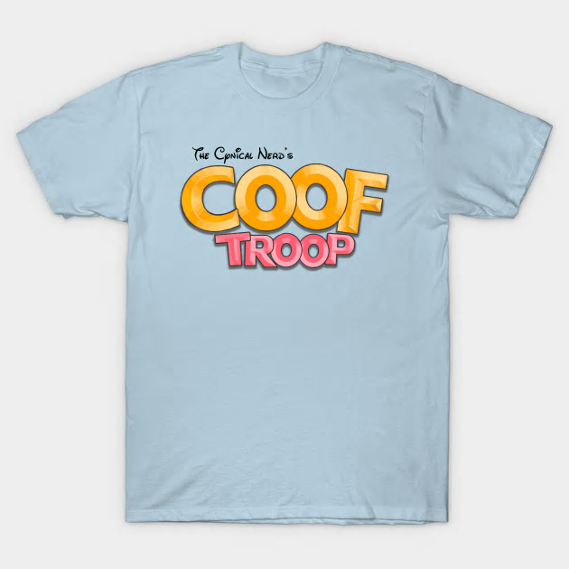 TheCynicalNerd's tweet photo. Come join the Coof Troop™ with the newest design that just went live on our merch store.  Catch the coof and look 𝗴𝗿𝗲𝗮𝘁 doing it 💛

#coof #cooftroop #podcast #podcasting #fuckTCN
Merch Store: https://t.co/NXE56HIcfv https://t.co/kqEUvs0t23