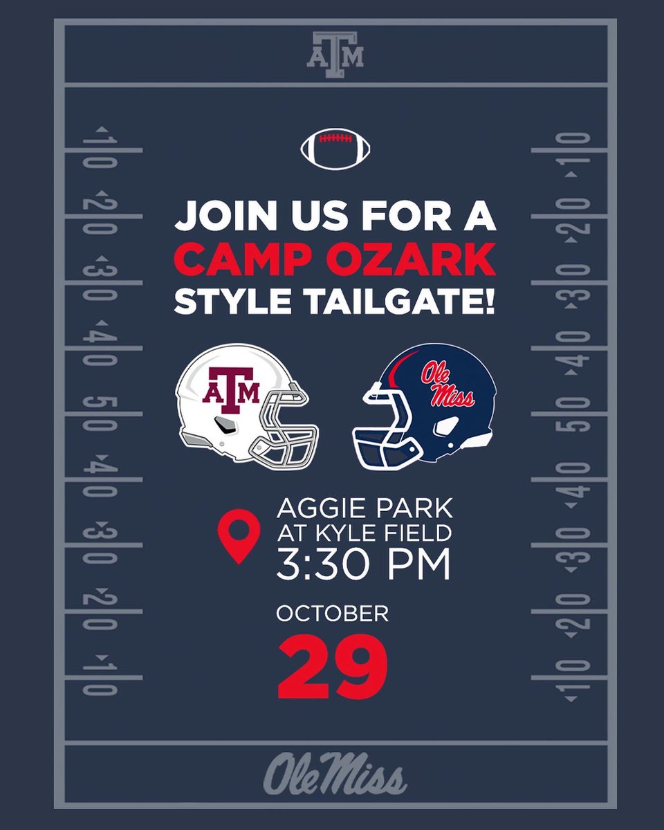 We have had many tailgate meetups in the past! Join us next weekend at Texas A&amp;M for the biggest one yet! Swipe for more details!
•
#BuiltDifferent #YourSummer2023