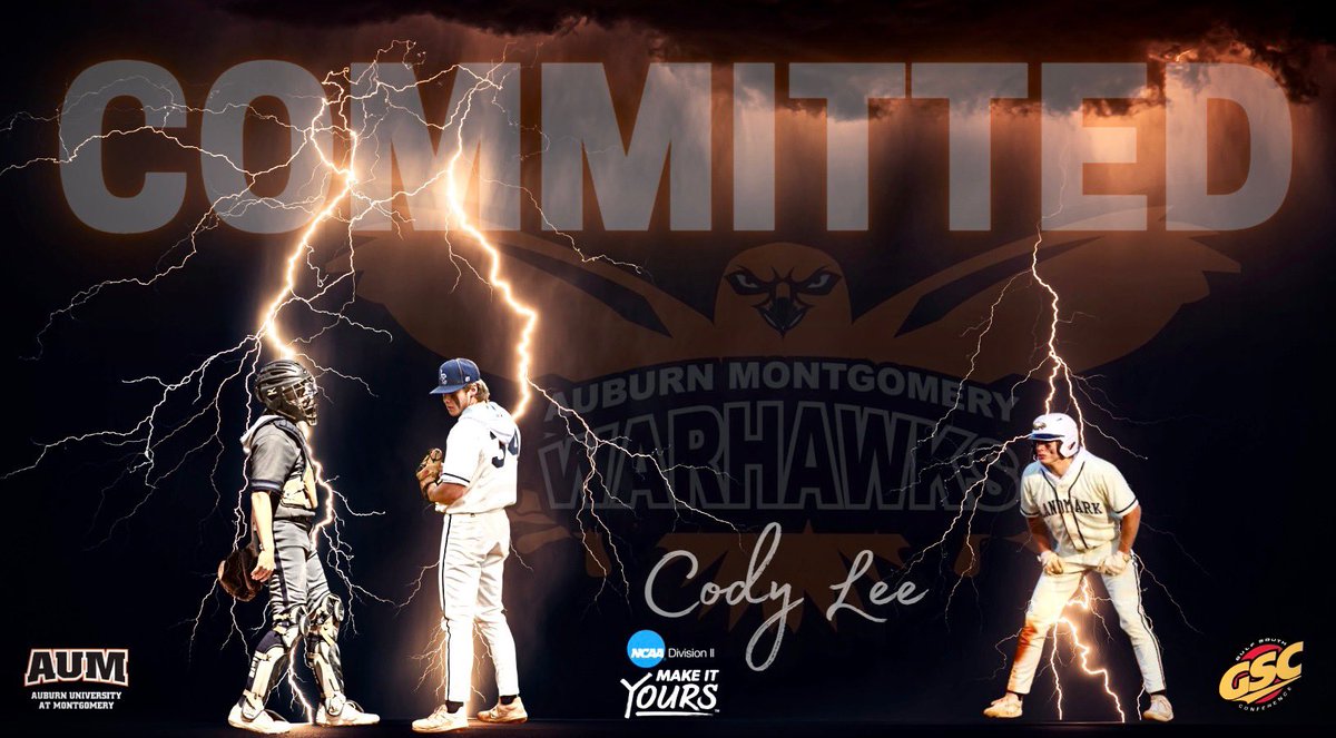 I am pleased to announce,I have committed to Auburn University of Montgomery. I would like to thank God first and thank everyone who has helped me get to where I am.Thank you for your support,I am excited to begin this new journey! <a href="/canessoutheast/">Canes Southeast</a> <a href="/KylePWren/">Kyle Wren</a> <a href="/JSexton25/">Jamie Sexton</a> <a href="/JWill_333/">Jared Williams</a>