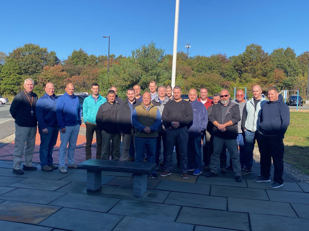 Congratulations to fine group of Sgts who completed MPTC Front Line Leaders Program in Plymouth. Bright minds who care about policing. Be safe.