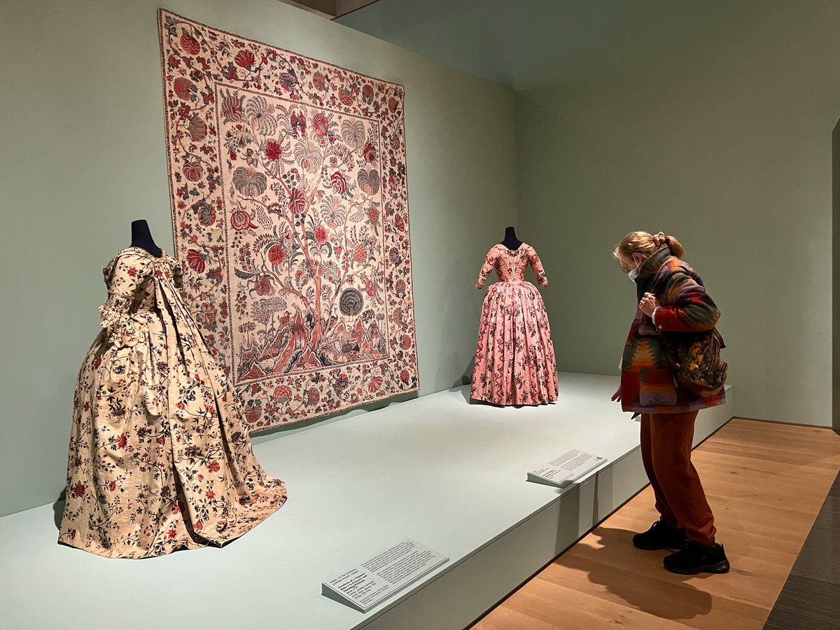 Our new ticketed exhibition #GlobalThreads is now open! Come see why these intricately designed Indian chintz textiles captivated consumers around the world. This exhibition is produced and circulated by ROM (Royal Ontario Museum), Toronto, Canada. #STLArtMuseum @ROMtoronto