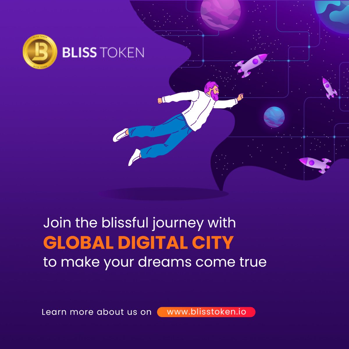 VirtualRideTok's tweet photo. ๐๐Join the blissful journey with Global Digital City to make your dreams come true๐๐
โBโLโIโSโSโ โWโIโTโHโ โGโDโCโ
๐Learn more about us on https://t.co/tXBoAP9tyT
#blisstoken #cryptotokenslist #cryptocurrency #cryptocurrencymining #cryptocurrencynews https://t.co/i49O7ztOvP