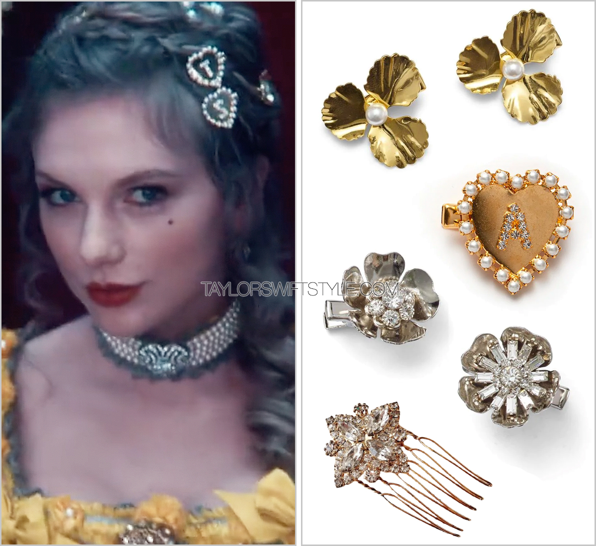 tswiftstyle's tweet photo. In her #Midnights music videos (plural) trailer, @taylorswift13 wears jewelry by #Lelet and #Ninon. Details @ https://t.co/HSuZiMdu5i https://t.co/TuN8JsxZdn