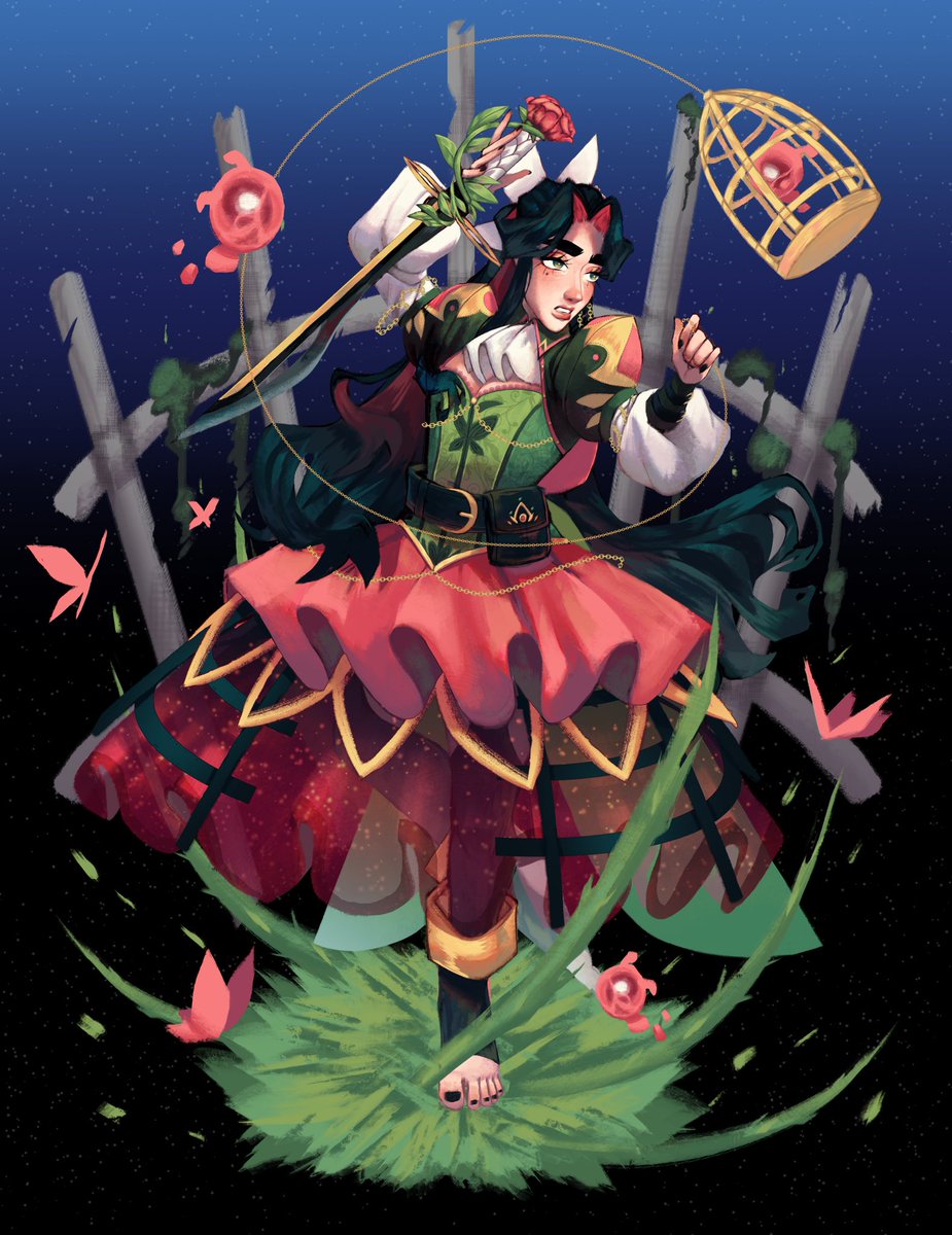 my full splash art of Igraine for <a href="/genshinoriginal/">ColleMisc: a Genshin OC Zine ✨</a> aka the “Collected Miscellany” Genshin OC artbook!!! <3

leftover sales are currently open, so do give them a look-see!

#GenshinImpact #GenshinOC #GenshinImpactOC