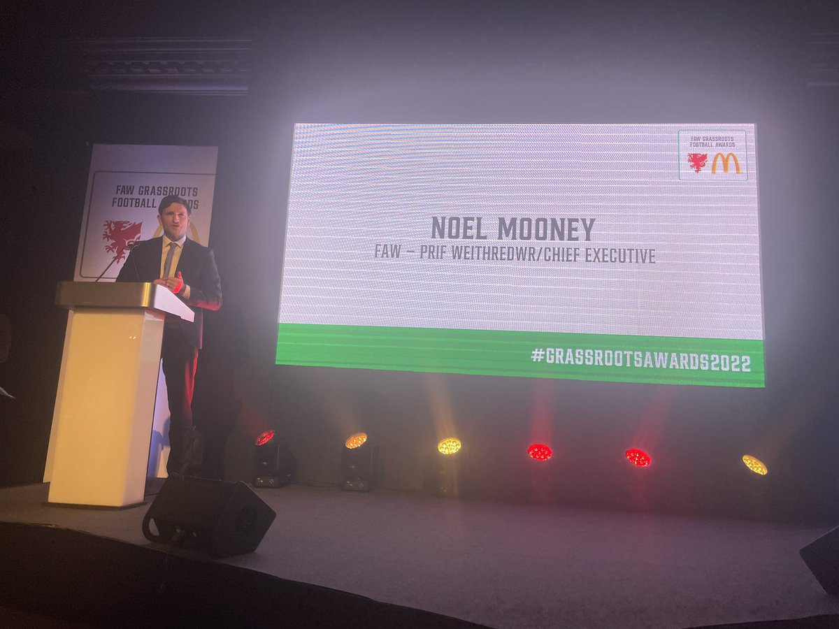 hdr_ltd's tweet photo. Amazing to be at the FAW Grassroots Awards this evening. Humbled by the stories shared and the amazing grassroots heroes being celebrated. 
#grassrootsfootballawards2022 https://t.co/SoJFdA7F7E