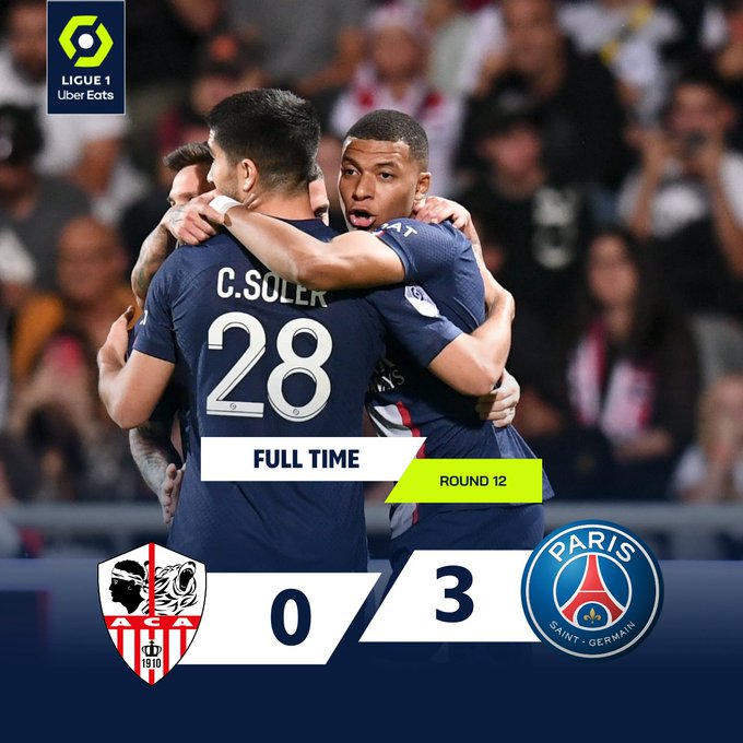 Ajaccio vs PSG