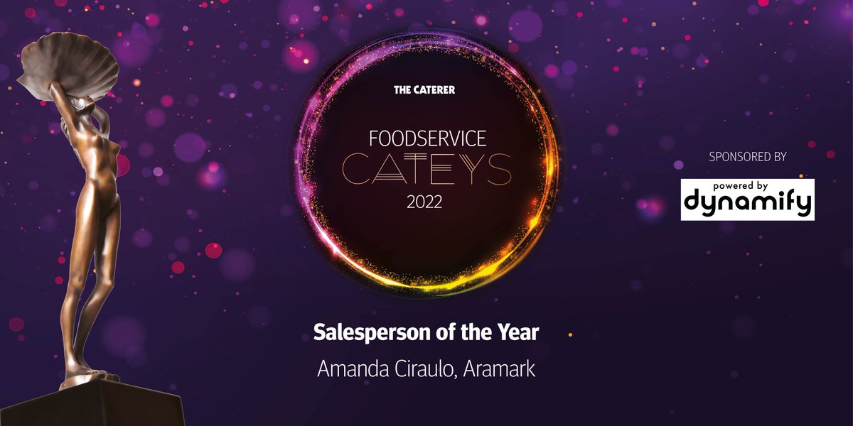 This <a href="/Aramark/">Aramark Corporation</a> UK sales director has led the team through a record-breaking year. Sponsored by Dynamify, the winner of Salesperson of the Year is Amanda Ciraulo #FSCateys2022
