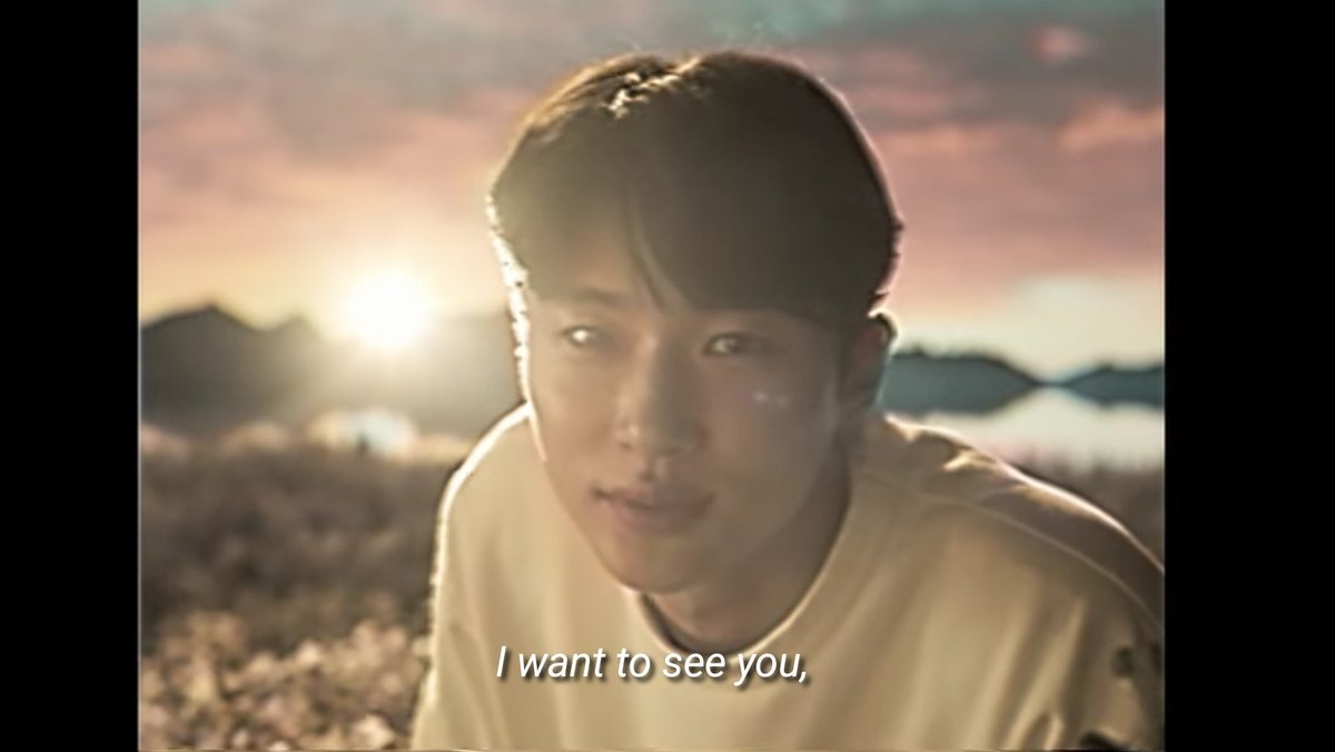 111jasel's tweet image. These exact lines shattered me and had me in tears. 

I now understand why they chose 20th-century girl as the title of the movie because, in the end, Woonho failed to meet the 21st-century version of Bora.