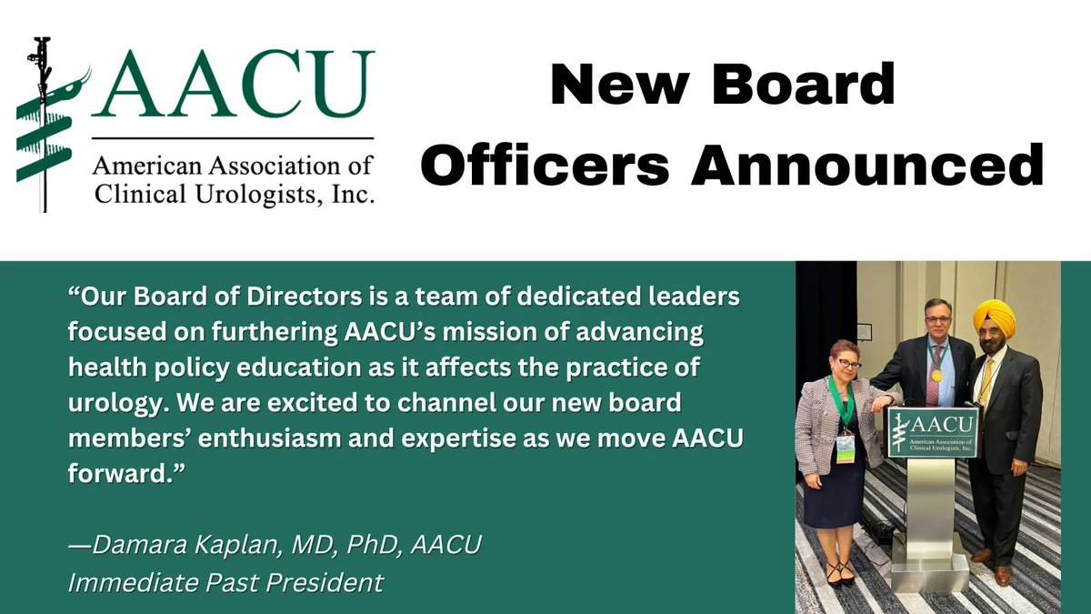 AACU | American Association of Clinical Urology tweet media