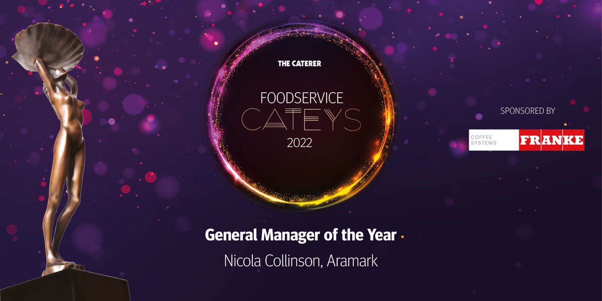 The General Manager of the Year at #FSCateys2022 is clearly held in high esteem by everyone she engages with. Congratulations Nicola Collinson from <a href="/Aramark/">Aramark Corporation</a>