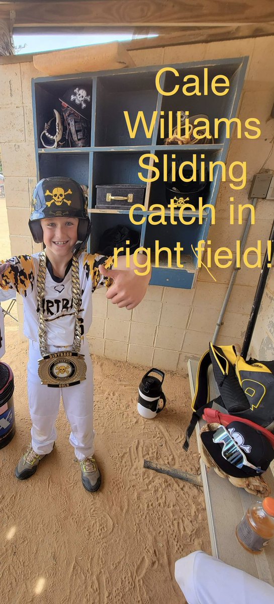TR7Baseball's tweet photo. Swag Chain plays from last weekend were on 🔥! Dirtbags TR7 will be battling it out for the swag
chain again this weekend playing 10u in Garner, NC! Let’s go boys! ☠️⚾️⚾️ https://t.co/uXTh4BxTaM
