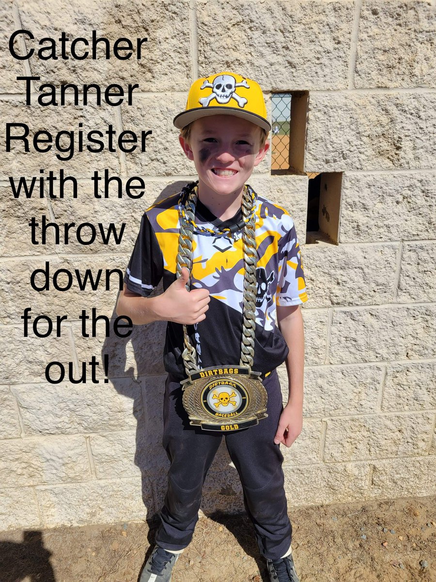 TR7Baseball's tweet photo. Swag Chain plays from last weekend were on 🔥! Dirtbags TR7 will be battling it out for the swag
chain again this weekend playing 10u in Garner, NC! Let’s go boys! ☠️⚾️⚾️ https://t.co/uXTh4BxTaM