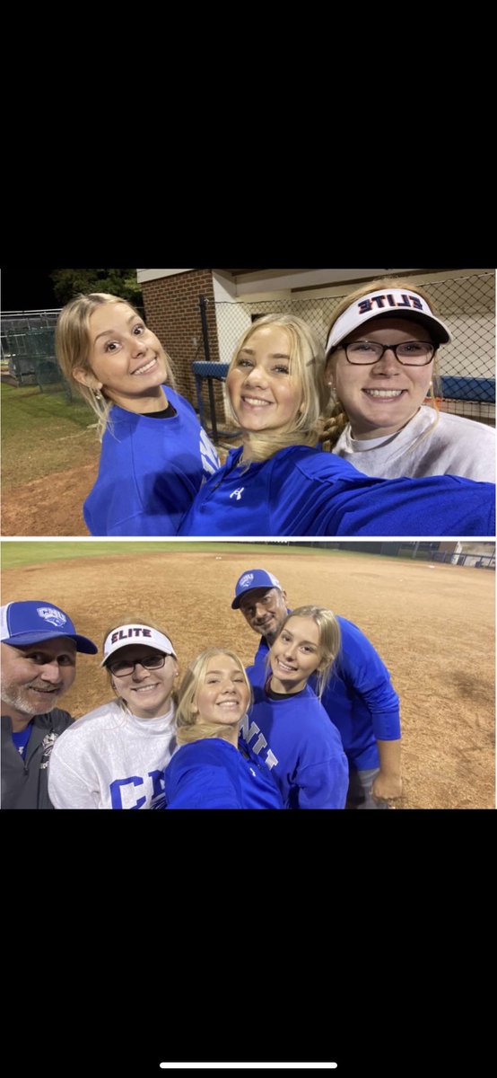 MaciFayard's tweet photo. Never a dull moment at CNU! Hope to see you guys again soon!! 💙🤍 @CoachKeithParr @Savannahcouch @WayneoVick @CNUSoftball https://t.co/AGv9rClpjK