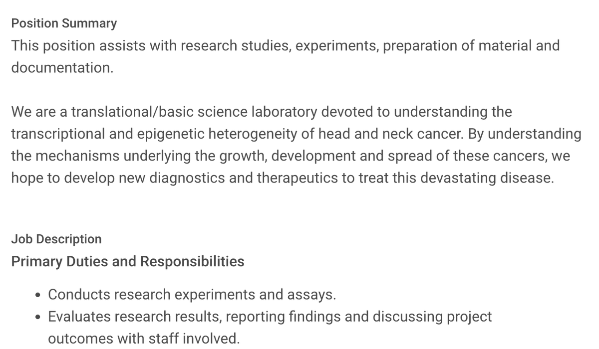 ENT Research Assistant - Otolaryngology @WUSTLMed
wustl.wd1.myworkdayjobs.com/en-US/External…

#InsideTheMatch